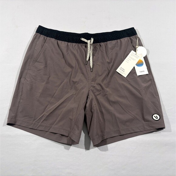 Vuori Kore Short Hazel Purple Mens Performance Lined Gym Shorts Sz 2XL NWT V302 - Picture 1 of 7